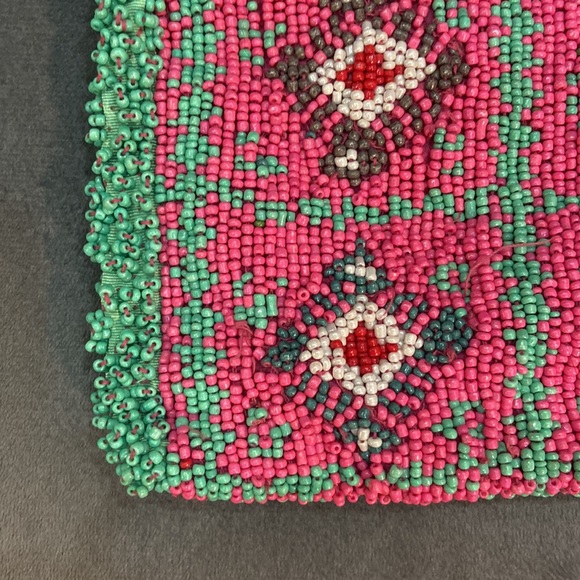 Anthropologie vibrant beaded clutch - Picture 3 of 6